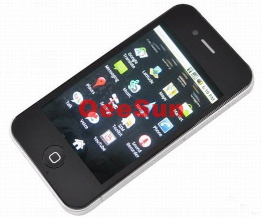 QEESUN 2011 H2000 4gs google android 2.2 smart phone unlocked gsm cell phone mobile phone cellular phone facebook twitter angry birds msn wifi tv gps ucweb opera email dual sim QEESUN -2.jpg