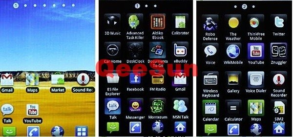 QEESUN 2011 H2000 4gs google android 2.2 smart phone unlocked gsm cell phone mobile phone cellular phone facebook twitter angry birds msn wifi tv gps ucweb opera email dual sim QEESUN -10.jpg