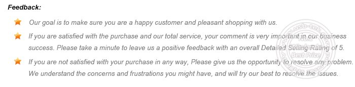 Feedback