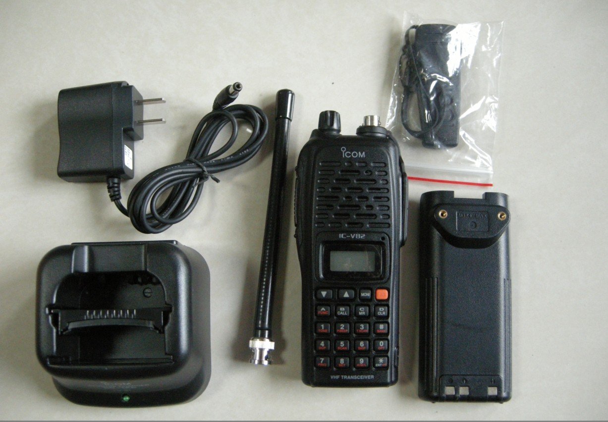 ICOM two way radio set