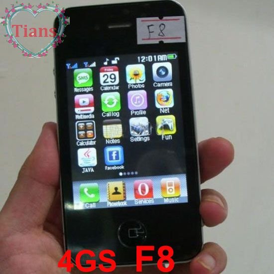 4GS F8 Quad Band Dual Sim Camera Unlockeed Mobile Phone