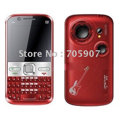 Unlocked GSM 3 SIM Card 3 Standby QWERTY Keyboard TV Mobile phone Q5