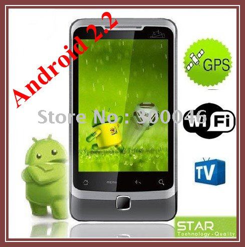 Android phones unlocked phones A5000 with Android 2.2 GPS WIFI TV dual sim mobile phones