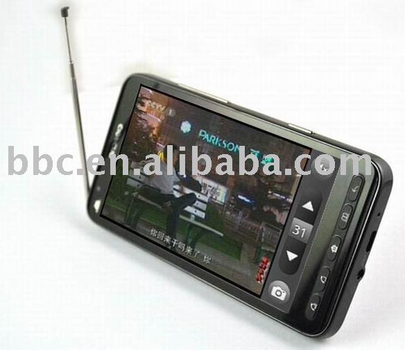 2011 new hotsale Free shipping real gps phone A2000 Android 2.2 4.3" touch screen wifi TV