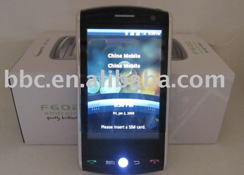 2011 newest Free shipping F602 Android 2.2 windows phone/AGPS/wifi/Analog TV/3.6" Capacitive Multi-point touch screen/dual sim