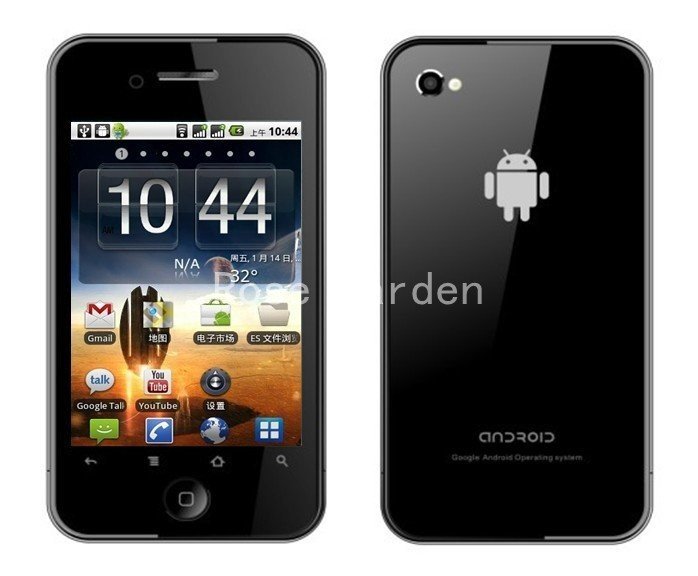 H2000 Google Android 2.2 3.5inch Touch Screen Quad Band Camera WIFI GPS + 4G T-CARD + Free Shipping
