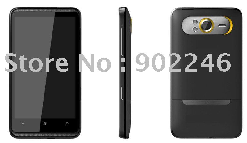 Big Promotion! 2011Free shipping H7000 Android 2.2 phone/GPS/wifi/Analog TV/4.3" Capacitive Multi-point touch screen/dual sim