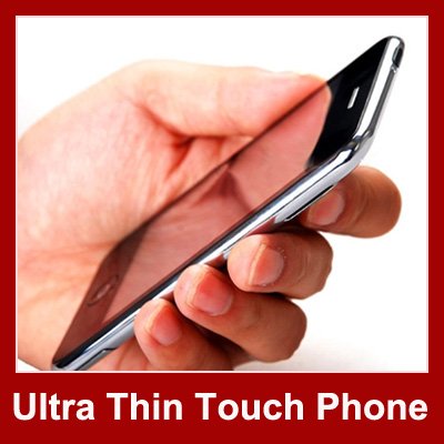 Air No.1 Ultra Thin 3.5 inch Touch Screen 2GB Quad Band Single Card WiFi Java FM Unlocked Cell Phone