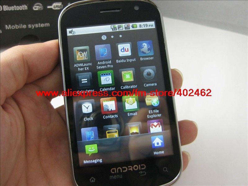 Free Shipping Nexus mini 3.5 inch Android 2.2 OS Smart PHONE WITH WIFI GPS 3.0 MP Dual CAMERA