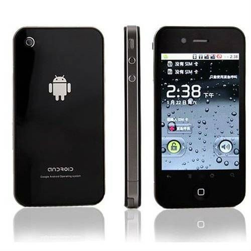 3.5" Capacitive Multi-touch screen H2000 Google android 2.2 OS WIFI GPS Smart Cell phones