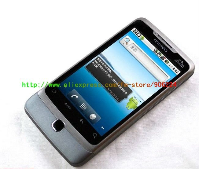 Free Shipping wholesale Unlocked 4.0 inch touch screen GPS WIFI Andro 2.2 TV mobile phone A5000