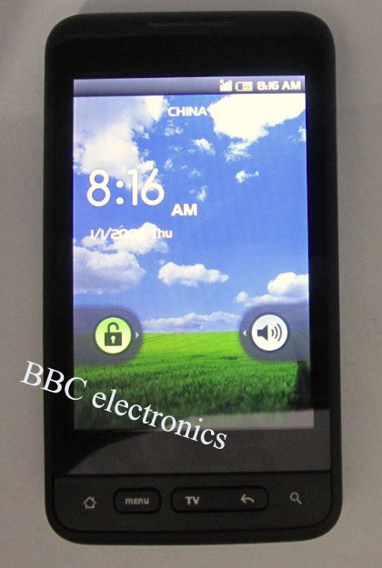 Free shipping F9191 3G phone Android 2.1 windows phone/real GPS/wifi/Analog TV/3.8" Capacitive Multi-point touch screen