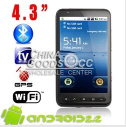 Free Shipping HD2 Android 2.2 phone Wifi TV GPS Android phone