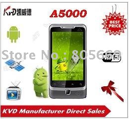 New Arrival - A5000 3.5'' capacitive touch screen TV WIFI GPS cheap Android Smart phone