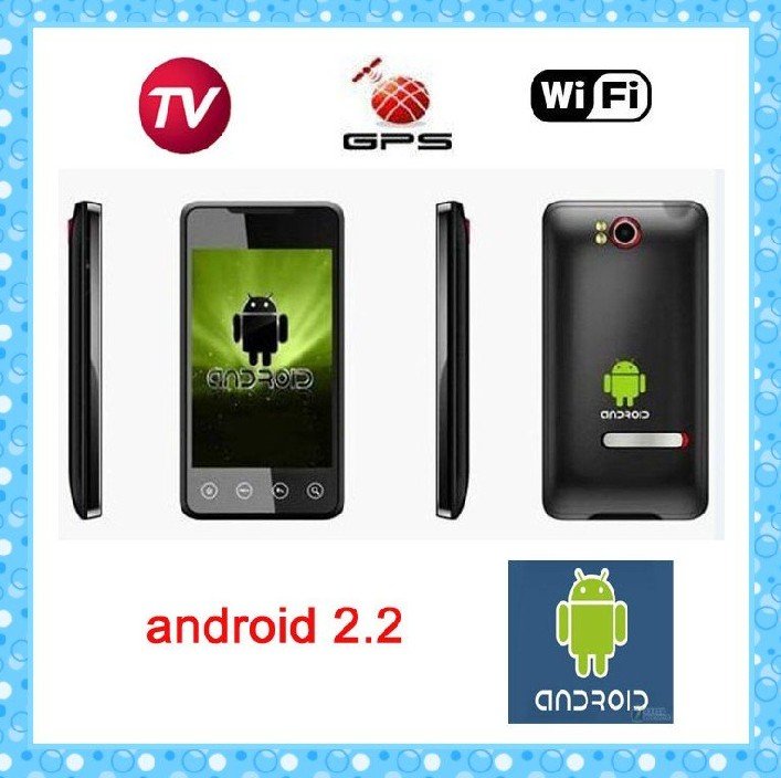 Sales promotion!G9 Dual SIM Quad Band Android 2.2 GPS WIFI TV Smart touch cell Phone