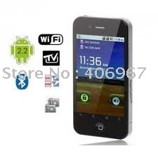 GIFT Free Shipping H2000 Android 2.2 3.5 INCH Smartphone with Capacitive Multi Touch Screen, Dual SIM Dual Standby