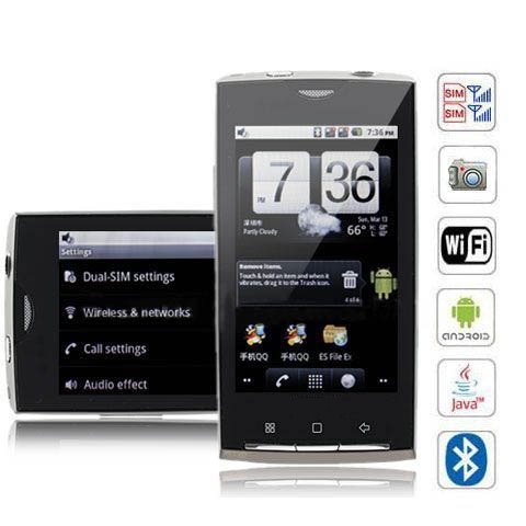 A5 Dual Cards Android 2.2 With Wifi Java Touch Screen Smart Phone