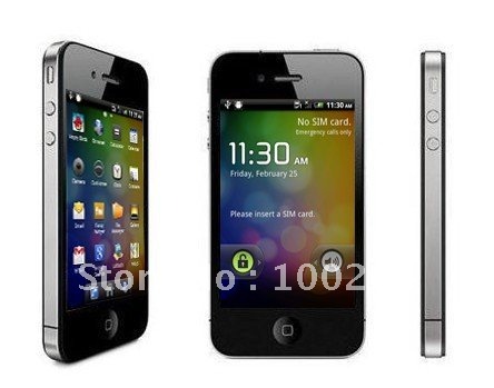 Freeshipping unlocked 3G smart phone W801 android 2.3 OS built in 4GB