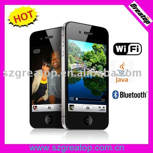 5pcs/Lot 3.5inch touch screen 4gs wifi java cell phone