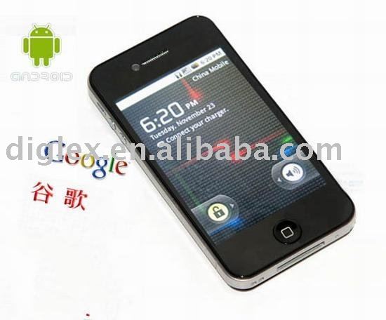 Freeshipping H2000 Android 2.2 Wif TV phone 3.5 inch Capacitive Screen from Diglex
