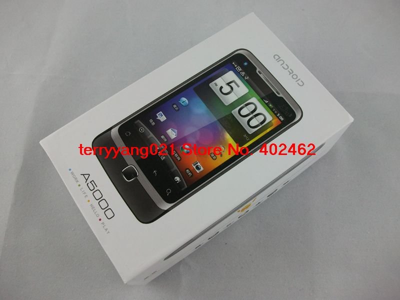 Free Shipping Desire SkyStar A5000 3.5 inch Android 2.2 Resistive and Capacitive Screen MOBILE PHONE WITH WIFI GPS 2 MP CAMERA