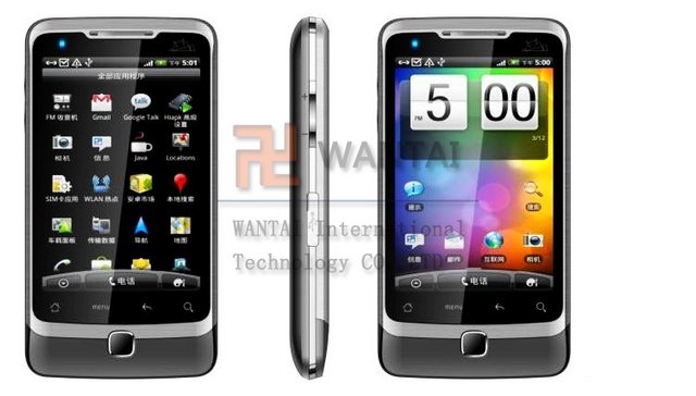 Hot 3.5 inch Resistive Touch Screen Dual Sim Dual Standby, WIFI,TV, Mobile Phone A5000 Android 2.2 Smart Phone A5000