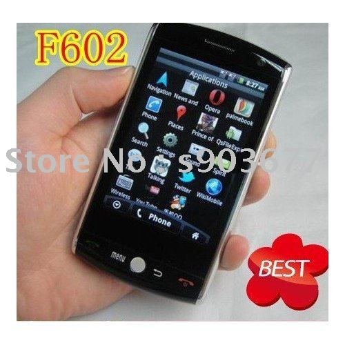 Promotional Free Shipping Wholesale F602 Google Android v2.2 OS 3.6inch Capacitive Multi-touch Android Smart Mobile Phone