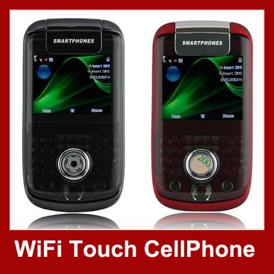 K917 Fashion Phone Quad Band Dual SIM Cards With WiFi Analog TV Java FM Touch Screen Flip Mobile Phone