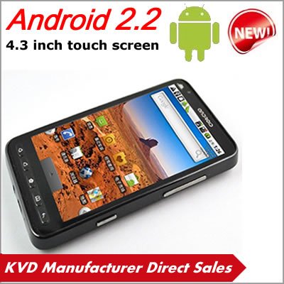 Freeshipping Smart phone A2000 4.3 inch touch screen AGPS TV wifi Android phone