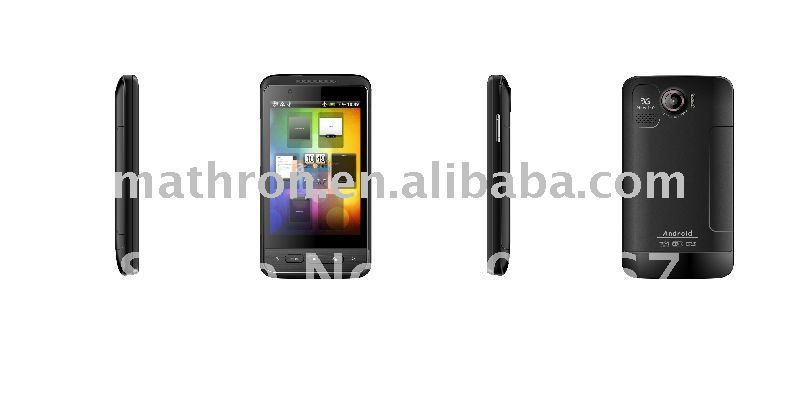 GIFT Free Shipping F9191 Android 2.2 phone 3.75" Touch Screen GPS WIFI Analog TV Dual Sim card Dual Camera FM Quadband Bluetooth