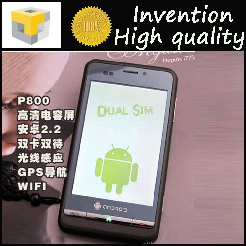 China brand 3.5" p800 capacitive touch screen cell phone Android 2.2