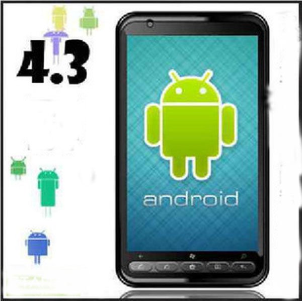China new 4.3 inch android 2.2 mobile phone Wifi TV GPS cell phone A2000 free shipping accept paypal