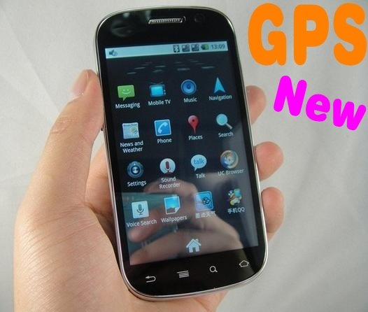 GPS Android Mobile Phone Unlocked WIFI Dual SIM Skype TV Email JAVA Bluetooth FM Google Android 2.2 System German Deutsch A1000+