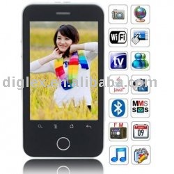 Free shipping Android 2.2 Cell Phone A3000 GPS Wifi Mobile Phone Unlocked for all over the world~