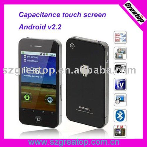 3.5-inch Multi-touch Screen Wireless Internet Flash Lamp Android Cell Phones