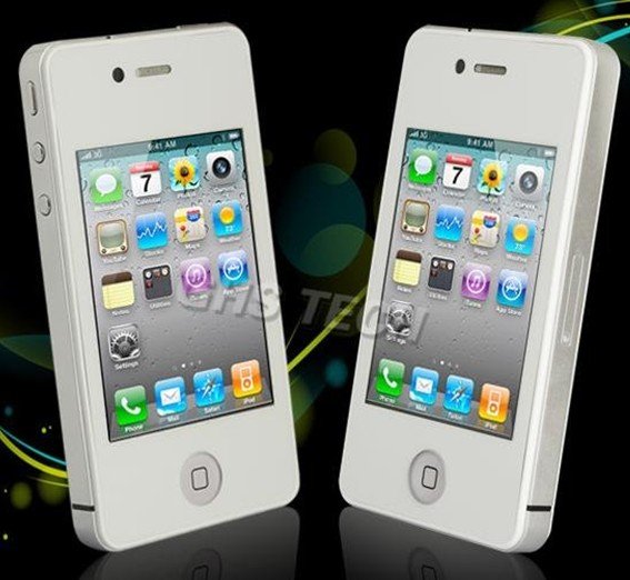 i68 4g Dual sim Cards Phone White Color 3.2 Inch Android Cell Phones