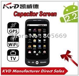 Free shipping Capacitor Touch Screen Android2.2 FG8 GPS Smart Phone