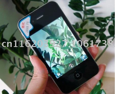 F8 Java Quad Band Dual Sim 4GS I9 4G 3.2 inch Touch Screen Phone