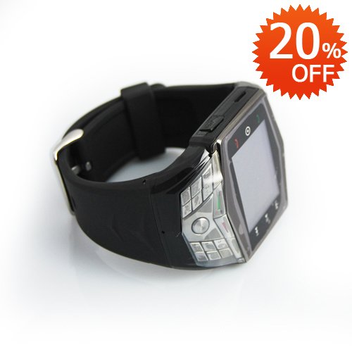 Cheap Quad Band Mobile with Polymer Battery Watch Phone