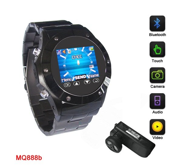 MQ888 Watch Phone with Bluetooth MP3 Multi Language