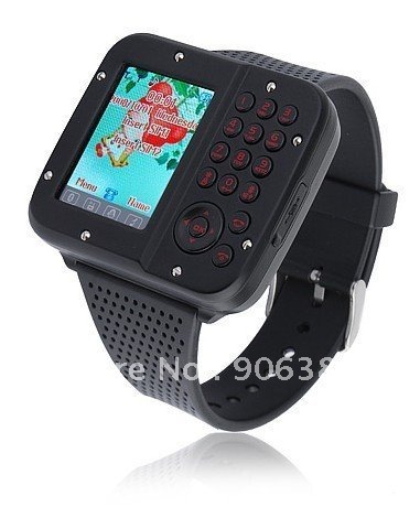 AK10 Unlocked Dual Card Quad Band Sport Wrist Touch Screen Watch Cell Phone