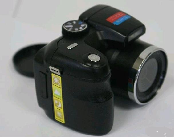 Black 2.4 Inch TFT 5.0 Mega Pixel CMOS USB2.0 High Speed Digital Cameras