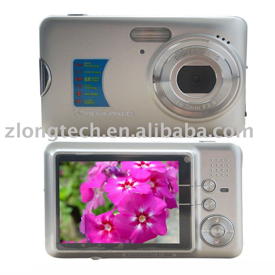 12.0 Megapixel 2.7" LCD USB Cable Digital Camera