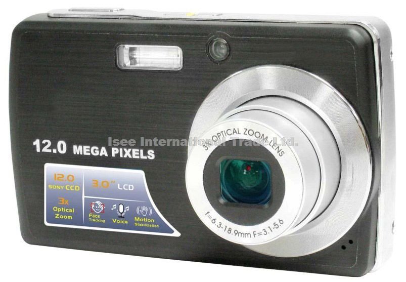 Silver Waterproof 3.0LTPS LCD Built-in 32MB Digital Cameras