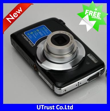 15MP 8.1MP Cmos Sensor 2.7 Inch TFT LCD 3X Optical Zoom Camera
