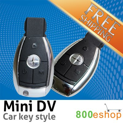 Hot Car key style Mini DVR Support 16GB T-flash Card Camera