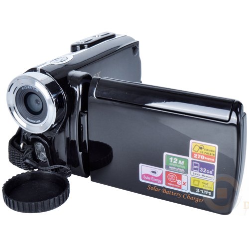 NewVideo DV 720P HD Solar Charging Panels Digital Cameras