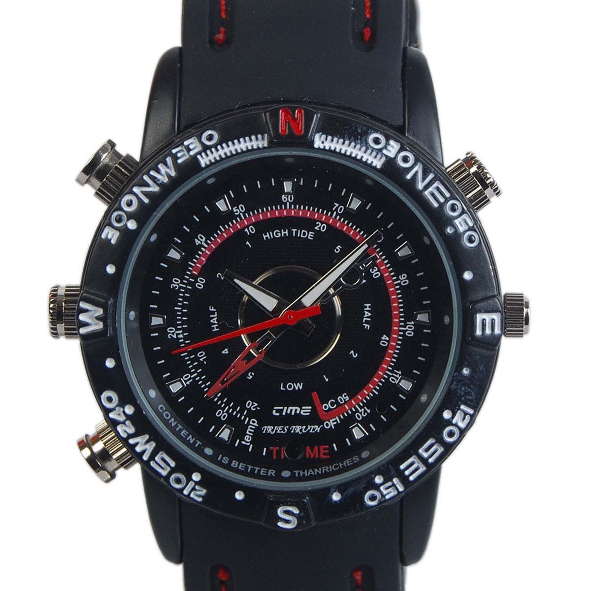Waterproof Selectable DVR Sport Wrist Weatherproof Hidden Video Camera Watch