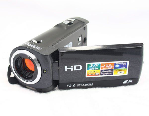3.0" TFT LCD 12MP Image Resolution 720P HD Digital Video Camera