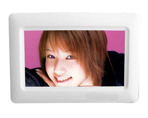 Hot sale 7 inch LCD Digital Photo Frame White Color with pictures White Color